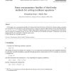 Some one-parameter families of third-order methods for solving nonlinear equations