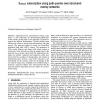 SONNET: subscription using path queries over structured overlay networks