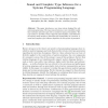 Sound and Complete Type Inference for a Systems Programming Language
