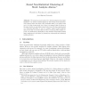 Sound Non-statistical Clustering of Static Analysis Alarms