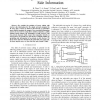 Source Coding for a Simple Network with Receiver Side Information