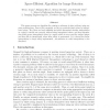 Space-Efficient Algorithm for Image Rotation