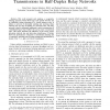 Space-Time Trellis Coding Exploiting Superimposed Transmissions in Half-Duplex Relay Networks