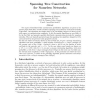 Spanning Tree Construction for Nameless Networks