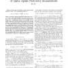Sparse approximation property and stable recovery of sparse signals from noisy measurements