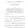 Sparse Template-Based variational Image Segmentation