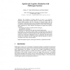Spatial and Cognitive Simulation with Multi-agent Systems