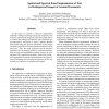 Spatial and Spectral Based Segmentation of Text in Multispectral Images of Ancient Documents