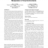 Spatial input device structure and bimanual object manipulation in virtual environments