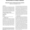 Spatio-temporal evolution: querying patterns of change in databases