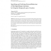 Specifying and Verifying External Behaviour of Fair Input/Output Automata by Using the Temporal Logic of Actions