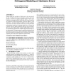 Specifying the worst case: orthogonal modeling of hardware errors