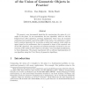 Speeding up the incremental construction of the union of geometric objects in practice