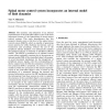 Spinal motor control system incorporates an internal model of limb dynamics