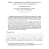 Spoken language interaction with model uncertainty: an adaptive human-robot interaction system
