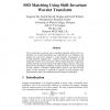 SSD Matching Using Shift-Invariant Wavelet Transform