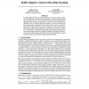 Stable adaptive control with online learning