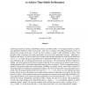 Staffing of Time-Varying Queues to Achieve Time-Stable Performance