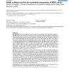 StAR: a simple tool for the statistical comparison of ROC curves