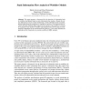 Static Information Flow Analysis of Workflow Models