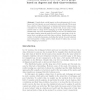 Statistical Analysis of a P2P Query Graph Based on Degrees and Their Time-Evolution