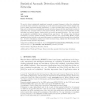 Statistical anomaly detection with sensor networks