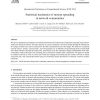 Statistical mechanics of rumour spreading in network communities