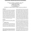 Statistical properties of the simulated time horizon in conservative parallel discrete-event simulations