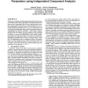 Statistical timing analysis with correlated non-gaussian parameters using independent component analysis