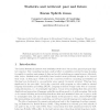 Statistics and Retrieval: Past and Future