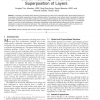 Stereo Matching with Linear Superposition of Layers