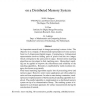Stereo Vision and 3D Reconstruction on a Distributed Memory System