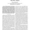 Stochastic Network Calculus Models under Max-Plus Algebra