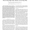 Stop Chasing Trends: Discovering High Order Models in Evolving Data