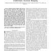 Stratification Effect Compensation for Improved Underwater Acoustic Ranging
