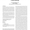 Stream chaining: exploiting multiple levels of correlation in data prefetching