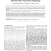 Streamline: An Optimal Distribution Algorithm for Peer-to-Peer Real-Time Streaming