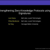 Strengthening Zero-Knowledge Protocols Using Signatures