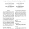 Strengths and Weaknesses of Maturity Driven Process Improvement Effort