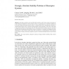 Strongly Absolute Stability Problem of Descriptor Systems