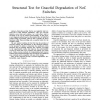 Structural Test for Graceful Degradation of NoC Switches
