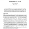 Structured Queries Over Web Text