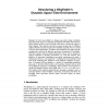 Structuring a Wayfinder's Dynamic Space-Time Environment