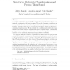 Structuring Optimizing Transformations and Proving Them Sound