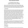Student Consistency and Implications for Feedback in Online Assessment Systems