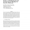 Study of multiplexing for group-based quality of service delivery