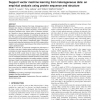 Support vector machine learning from heterogeneous data: an empirical analysis using protein sequence and structure