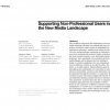 Supporting non-professional users in the new media landscape