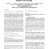 Supporting ranking and clustering as generalized order-by and group-by