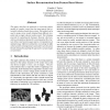 Surface Reconstruction from Feature Based Stereo